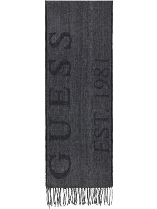 Guess Scarf Jacquard 30X180 Κασκόλ Ανδρικό AM9668POL03-BLA