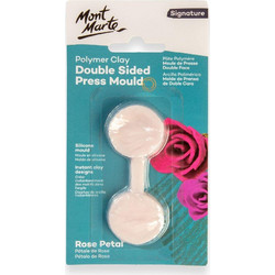 Mont Marte Διπλή Πρέσα Πηλού 3,5x3,5cm Rose Petal