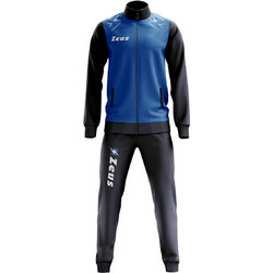 Zeus Tuta Easy Ανδρικό Σετ Φόρμας με Λάστιχο Μαύρο/Royal Blue