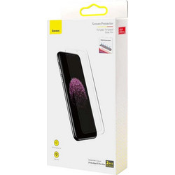 Baseus Προστατευτικό Οθόνης Tempered Glass 0.3mm Full Face για iPhone XS Max/11 Pro Max 6.5'' 2τμχ Διαφανές SGBL060302