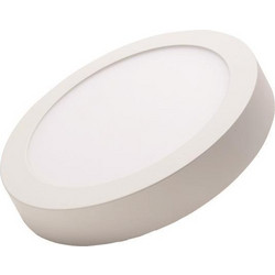 Εξωτερικό LED Panel 20W Στρογγυλό με Φυσικό Λευκό Φως 4000K 22.5εκ.Eurolamp