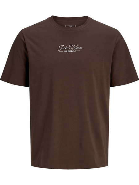 JACK&JONES JPRBLALUCAS SS TEE FST 12311818-Chocolate Martini Brown