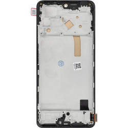 Συμβατή Οθόνη LCD και Μηχανισμός Αφής για Xiaomi Redmi Note 12 Pro 4G με Πλαίσιο - Μαύρο (In-Cell)