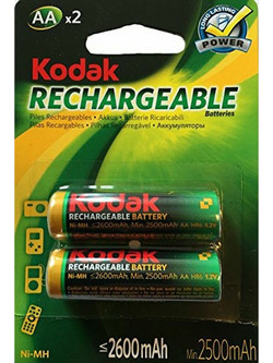 Kodak Rechargeable AA 2600mAh 2τμχ