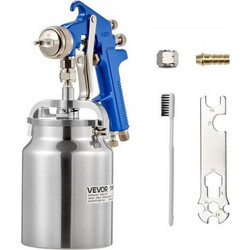 VEVOR Siphon Feed Spray Gun, High Atomization Air Paint Spray Gun, 1000cc Automotive Paint Sprayer with 1.8 mm Nozzle, Adjustable Flow Rate & Air Volume for Car, Furniture, Wall, House Painting