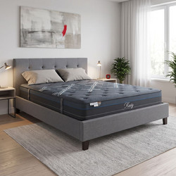 Pakoworld Mago-Resty Κρεβάτι Υφασμάτινο με Στρώμα 160x200cm 200-001773