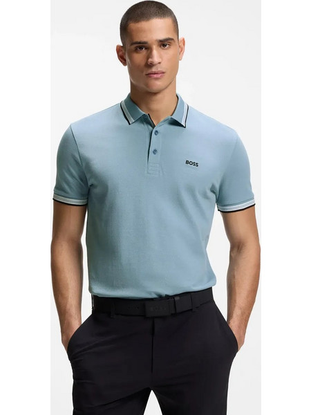 Hugo Ανδρική Μπλούζα Polo Κοντομάνικη Μπλε 50469055-486