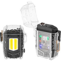 Επαναφορτιζόμενος Αναπτήρας Με Φακό LED D48-2 - Arc Ignition Portable Lamp-152042-152042