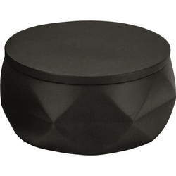 Kleine Wolke Crackle Jar 8046926873 Θήκη για Βαμβάκι Επιτραπέζια από Ρητίνη Λευκή