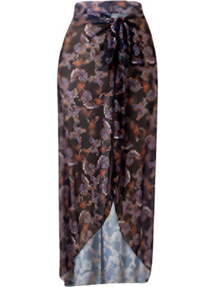 Chicret ZELDI Παρεό ημιδιάφανο με paisley σχέδιο Πολύχρωμο Zeldi