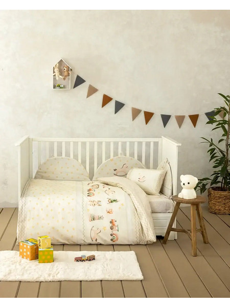 Βρεφικό Κουβερλί Κούνιας Βαμβακερό Nima Home Toyland 100x140