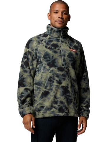 Columbia ανδρική φλις μπλούζα Columbia Men's Timber Crest(TM) MTR Printed Half Zip Sherpa Fleece 2173561-3