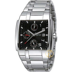 Esprit Pure Adventura Houston Ανδρικό Ρολόι Χρονογράφος με Ασημί Μεταλλικό Μπρασελέ ES102082004
