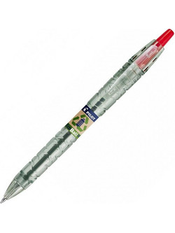 Pilot B2P Be Green Στυλό Gel 1mm Κόκκινο BP-B2PEB-M-R-BG