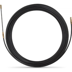 Ατσαλίνα Nylon με αποσπώμενα άκρα 4mm - 5m μαύρη AK-AT-008 Evik