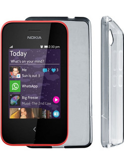 ΘΗΚΗ NOKIA ASHA 230 SLIMCOLOR TPU GREY VOLTETEL