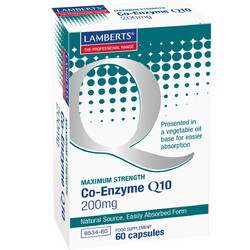 Lamberts Co-Enzyme Q10 200mg 60 Κάψουλες