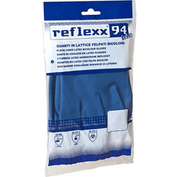 Reflexx Γάντια Latex Νεοπρενίου RFX94 Κίτρινο-Μπλε Νο10 XL