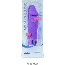 Seven Creations Mini Silicone Classic Veined Ρεαλιστικός Δονητής 15cm Μωβ