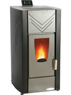 Thermiki Hydro 15 Black Σόμπα Pellet Καλοριφέρ 15.22kW