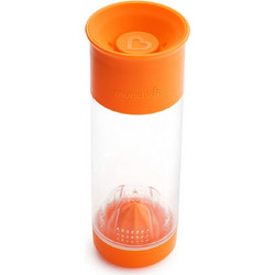 Munchkin Ποτήρι με Θήκη για Φρούτα MIRACLE FRUIT INFUSER 590ML ORANGE-51755