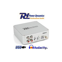 POWER DYNAMICS PDX015 USB Προενισχυτής πικάπ - Phono Pre-amplifier με Software 172.775