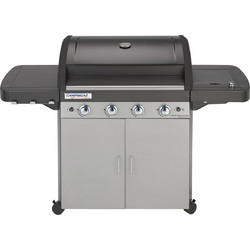 Campingaz 4 Series Classic LS Plus Ψησταριά Υγραερίου με 4 Εστίες και Πλαϊνό Μάτι 12.8kW Επιφάνειας 78x45cm