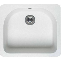 Elleci Fox 250 Ένθετος Νεροχύτης Γρανίτη Bianco Titano 60x52cm