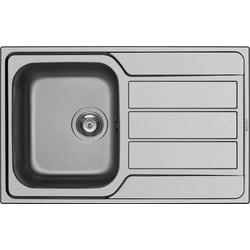 Pyramis Athena Ένθετος Νεροχύτης Inox Αντιστρεφόμενος Σατινέ 79x50cm 100178701