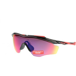 Oakley OO9343 08 Αθλητικά Γυαλιά Ηλίου Μάσκα Κοκάλινα Μαύρα με Ροζ Καθρέπτη Φακό