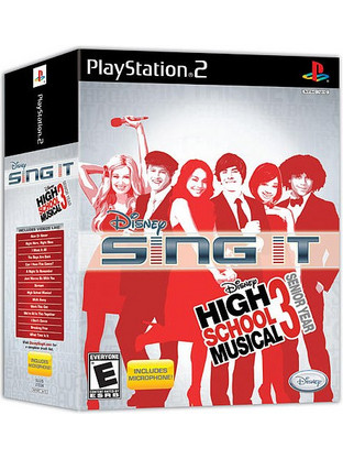 Disney Sing It High School Musical 3 Senior Year Bundle PS2
