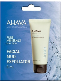 Ahava Time To Clear Facial Mud Exfoliator Scrub Προσώπου 8ml