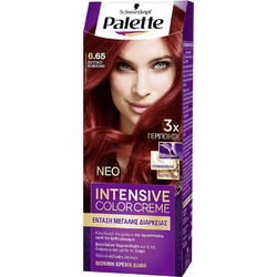 Schwarzkopf Palette Intensive Color Creme 6.65 Red Intensive Μόνιμη Βαφή Μαλλιών 50ml