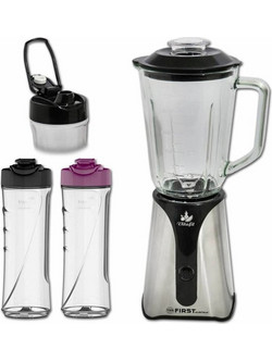 First Austria FA-5243-2 Μπλέντερ για Smoothie με Γυάλινη Κανάτα 1lt 350W
