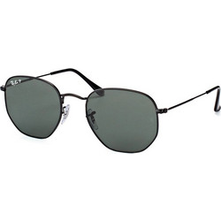 Ray-Ban RB3548N 002/58 Γυαλιά Ηλίου Πολυγωνικά Μεταλλικά Μαύρα με Μαύρο Polarized Φακό