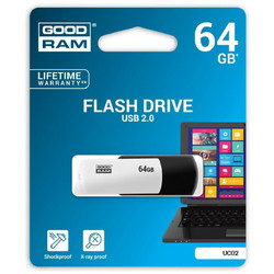 GoodRam UC02 64GB USB Stick 2.0 με USB-A