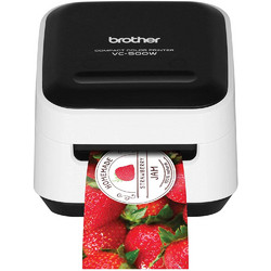 Brother VC-500W Θερμικός Εκτυπωτής Ετικετών Έγχρωμος 313dpi Wi-Fi / USB
