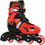 Αθλοπαιδιά Inline Αυξομειούμενα Rollers Μαύρα Κόκκινα 3K 2.1083