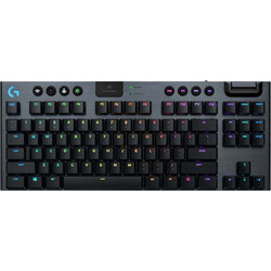 Logitech G915 LightSpeed TKL Ασύρματο Μηχανικό Gaming Πληκτρολόγιο TenKeyLess με GL Tactile Διακόπτες RGB Black