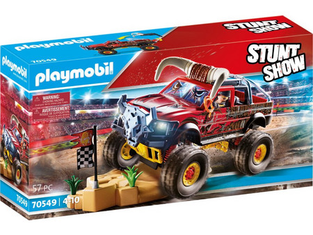 Playmobil Stunt Show Monster Truck Κόκκινος Ταύρος για 4-10 Ετών 70549