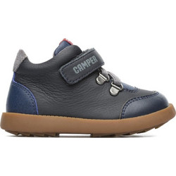 Camper Bryn Παιδικά Μποτάκια Navy Μπλε Δερμάτινα με Σκρατς 900077-004