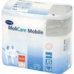 Hartmann MoliCare Mobile Ideal-Fit XSmall Πάνες Βρακάκι Ακράτειας 3 Σταγόνες 14τμχ