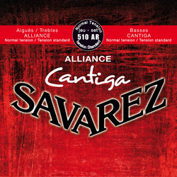 Savarez 510AR Σετ 6 Χορδές Κλασικής Κιθάρας Carbon Normal Tension