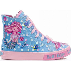 Lelli Kelly Παιδικά Sneakers Μποτάκια Ροζ Γαλάζια LK2042-BC01