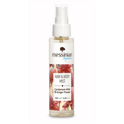Messinian Spa Cardamom Milk & Ginger Flower Hair & Body Mist 100ml