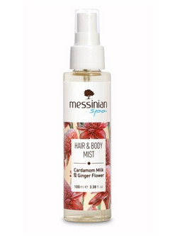 Messinian Spa Cardamom Milk & Ginger Flower Hair & Body Mist 100ml