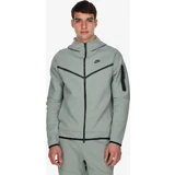 Nike Sportswear Tech Fleece Ανδρική Ζακέτα Fleece με Κουκούλα και Φερμουάρ Πράσινη Mint CU4489-330