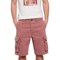 Funky Buddha Ανδρική Βερμούδα Cargo Ροζ FBM007-031-03