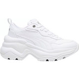 Puma Cilia Wedge Γυναικεία Sneakers Chunky Λευκά 393915-02
