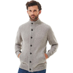 Barbour Patch Ανδρική Ζακέτα Πλεκτή με Κουμπιά Γκρι MKN0731ST16